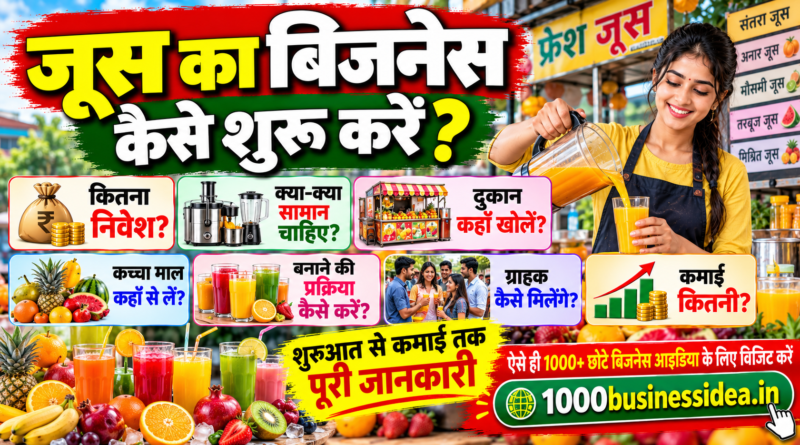 जूस का बिजनेस कैसे शुरू करें